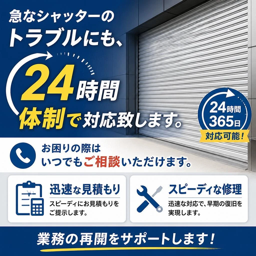 24時間対応のサポート